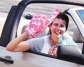 Giant Custom "Faux" Foam Finger Printable: Weddings, 1st Birthday, Anniversary...