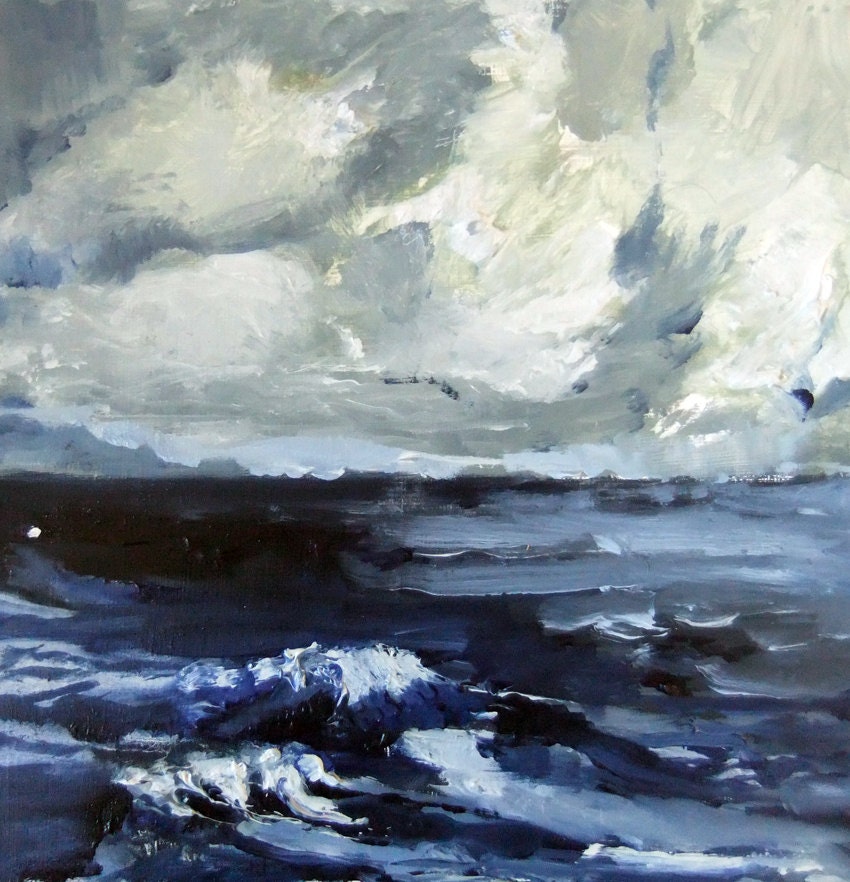 Morning Ocean 27 - Original Oil Painting Lg