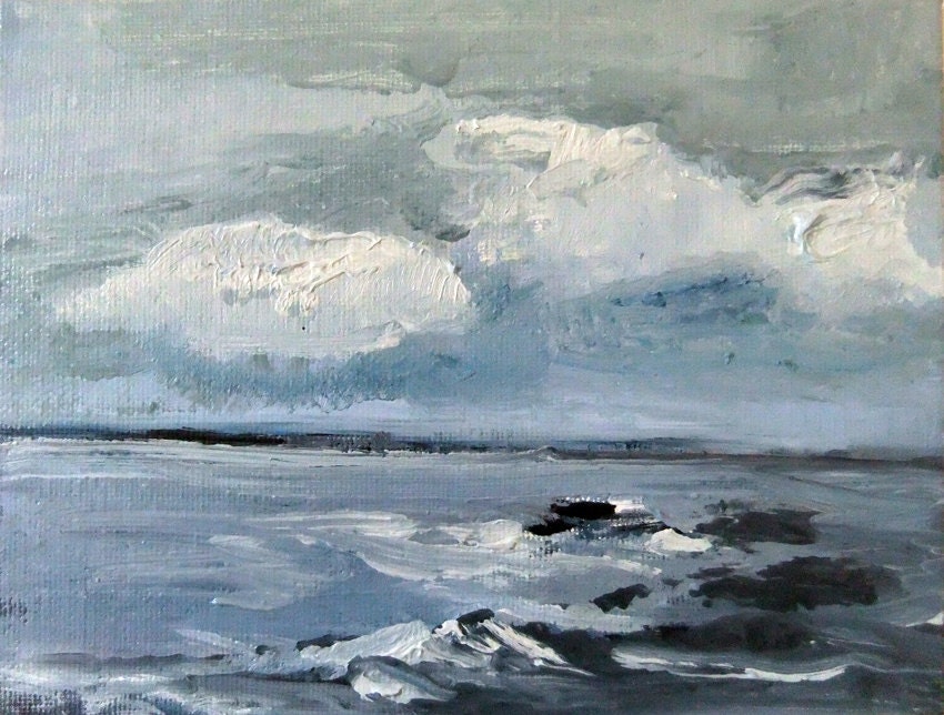 Morning Ocean 36 - Original Oil Painting - On Sale