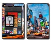 Kindle Fire Vinyl Decal New York City Skyline Wrap Skin nyc sky buildings - Free Shipping - Sticker Cover - NOT a HARD CASE