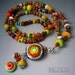 La Bohème - Retro 2 - lampwork Necklace - by Michou