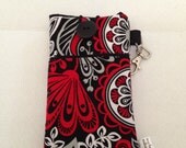 iPod Touch iPhone 4 iPhone 4S iPhone 5 Red and Black with Pocket