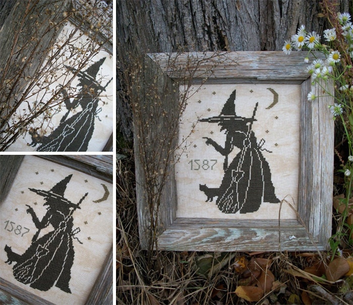 The Wise Old Witch - PDF Cross Stitch Pattern