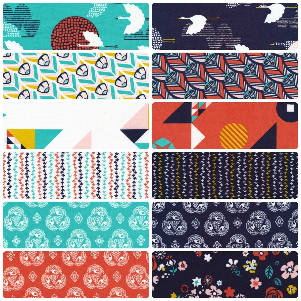 Tsuru by Rashida Coleman-Hale for Cloud 9 - Fat Quarter Bundle - Entire Collection