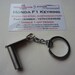 Honda F1 racecar keyring - 1 off design - Formula 1 keychain for the man that has everything