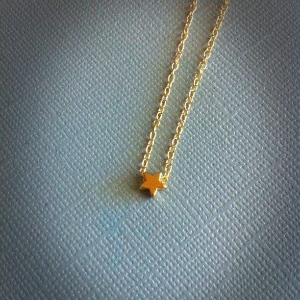 Dainty Gold Plated Star Necklace