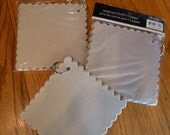 3 scallop 6x6 chipboard albums- 5 pages each