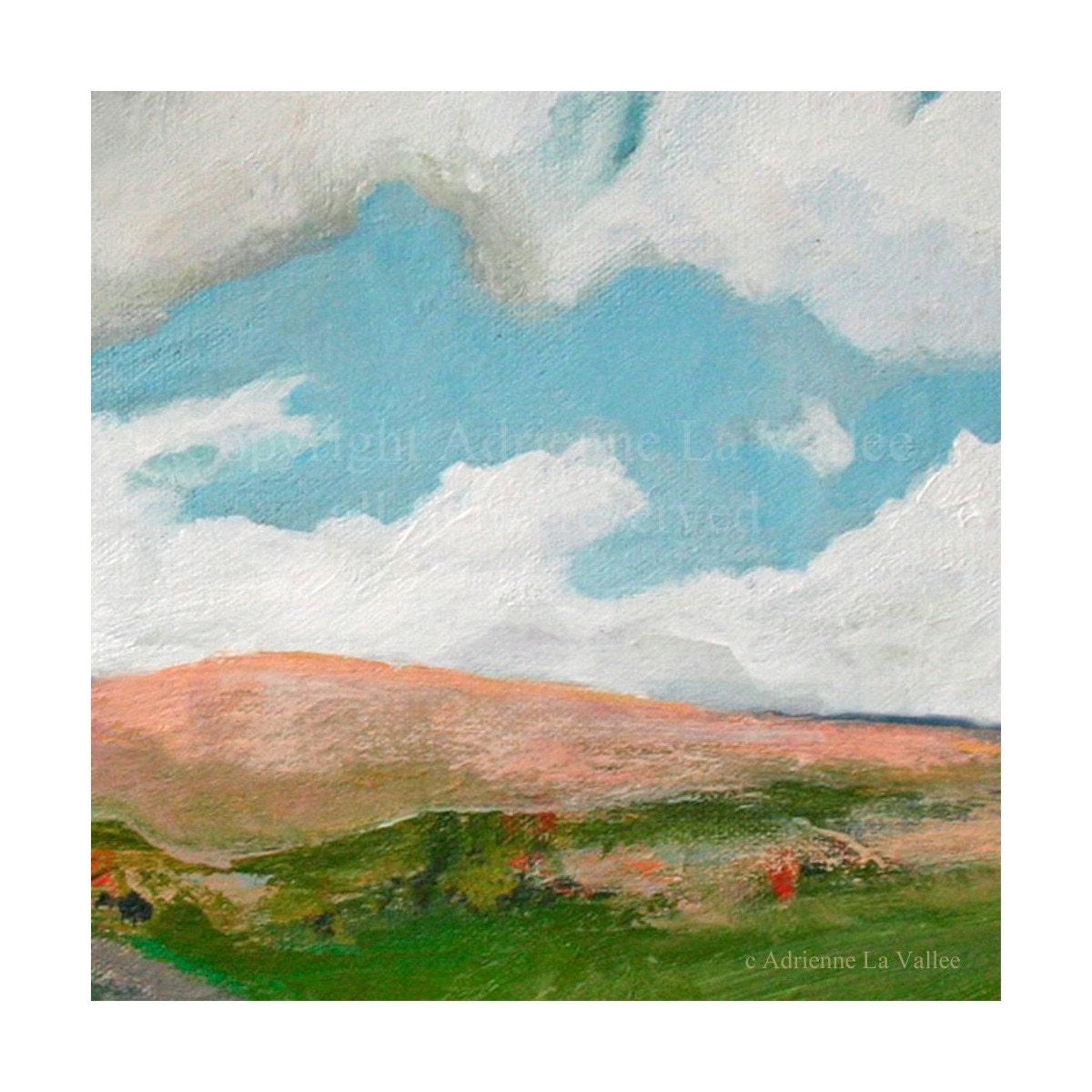 Giclée PRINT Irish Landscape original wall art . Archival quality print County Wicklow , Ireland HOME DECOR