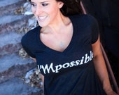 IMpossible V neck t-shirt