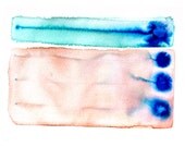 Abstract watercolor painting - Original painting