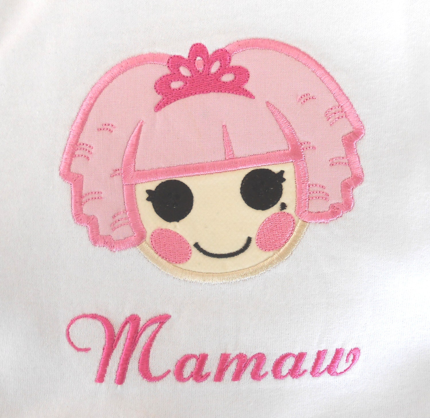 Lalaloopsy inspired applique T-shirt/lalaloopsy tshirt/lalaloopsy birthday/lalaloopsy party/lalaloopsy dress