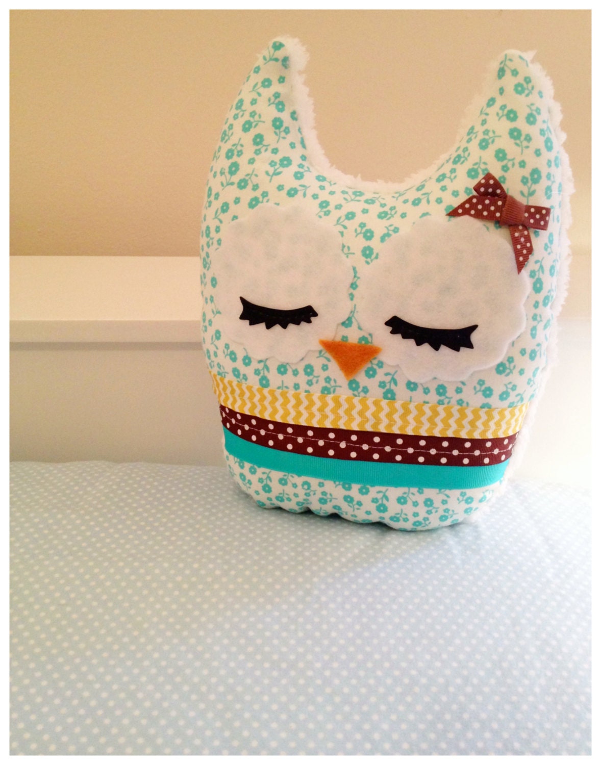 Lap Blanket- Light Blue Dots