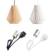 Hector  - wooden hanging lamp