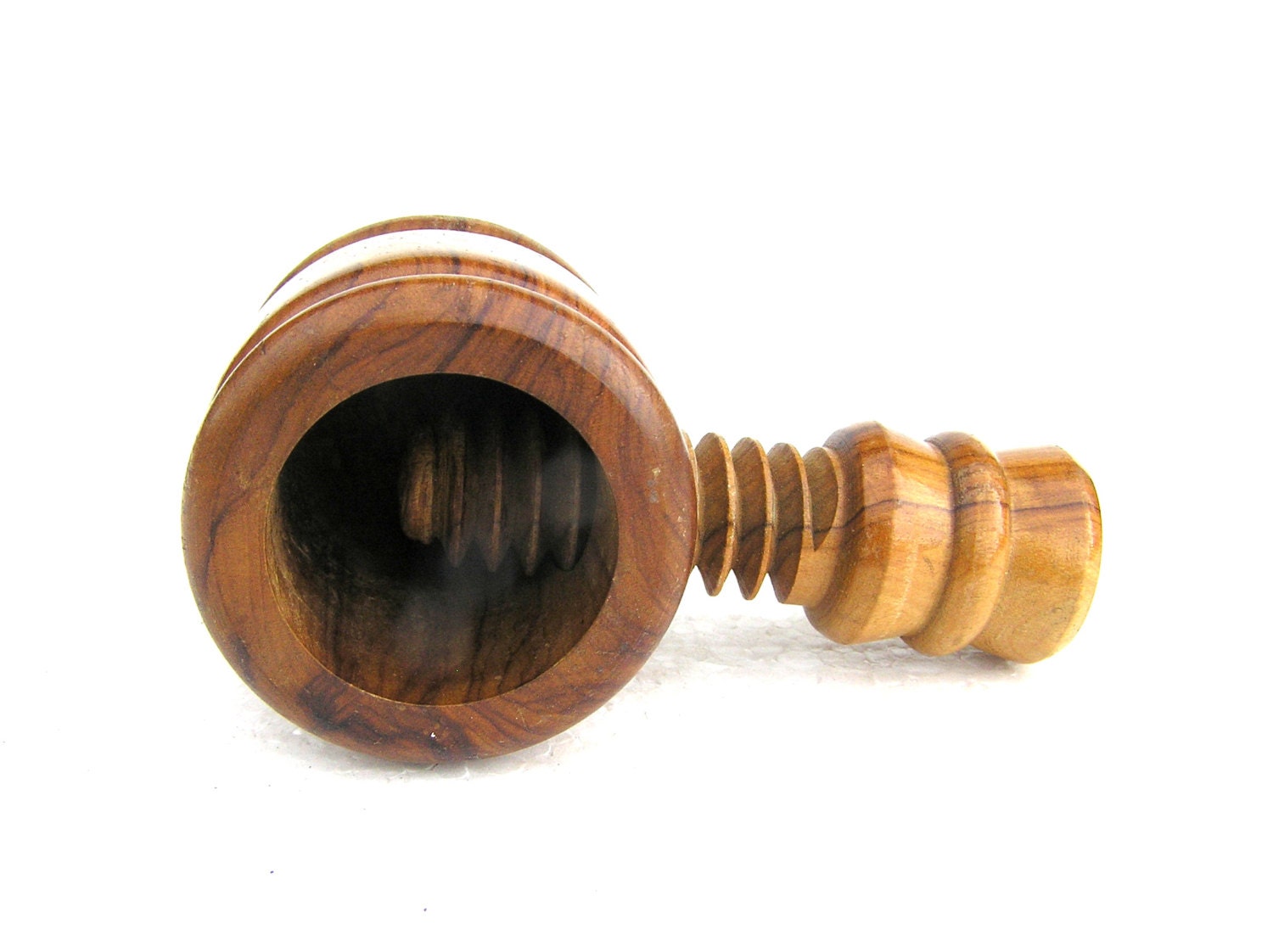 Nut cracker vintage wooden kitchenware oak natural brown
