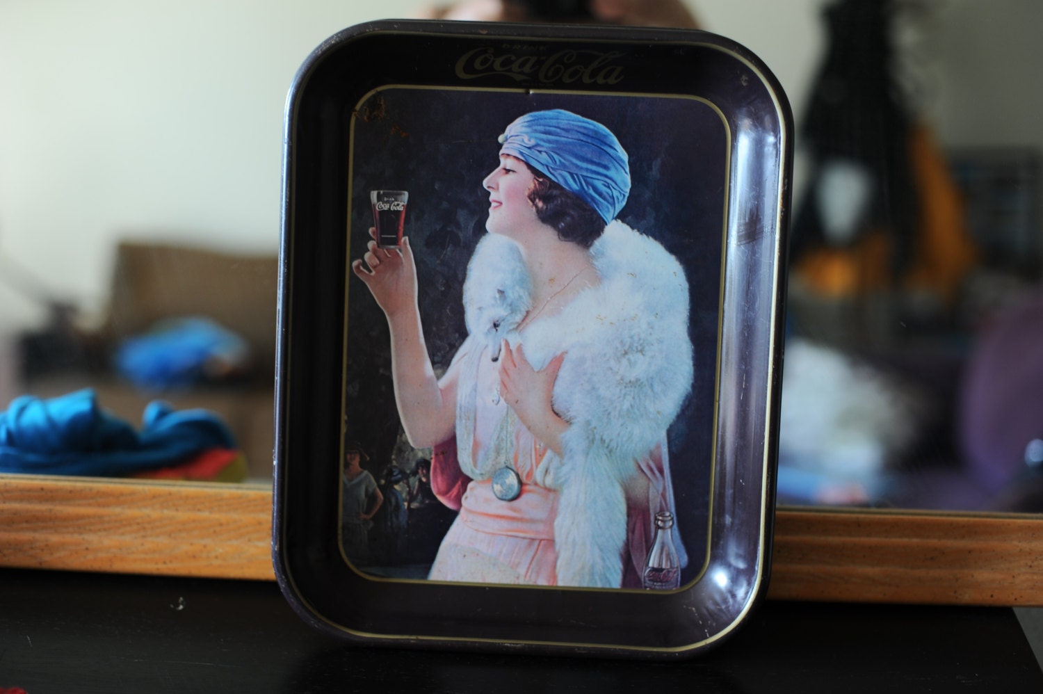 Vintate coca cola tray