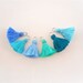 Aqua tassels Craft Supplies Tassel Supplies