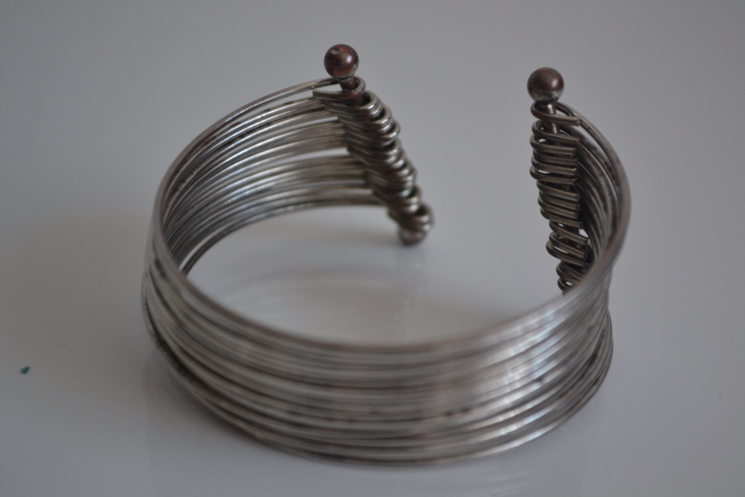 VINTAGE silver bangle cuff bracelets arabic afghan