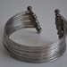 VINTAGE silver bangle cuff bracelets arabic afghan