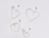 Silver heart pendant
