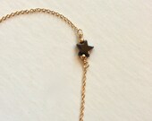 Shooting star gold filled bracelet