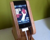 iPod Stand for Audio Use- Natural Finish