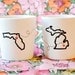 State or Country Heart Mugs-Going Away Present, Going Away Gift, Moving Away, Long Distance Relationship, Adoption- Customize