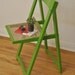 Green Vintage Folding Chair