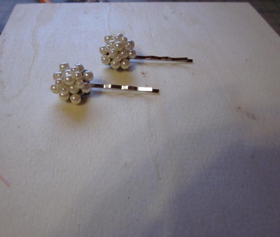 Pearl Cluster Bobby Pins Set