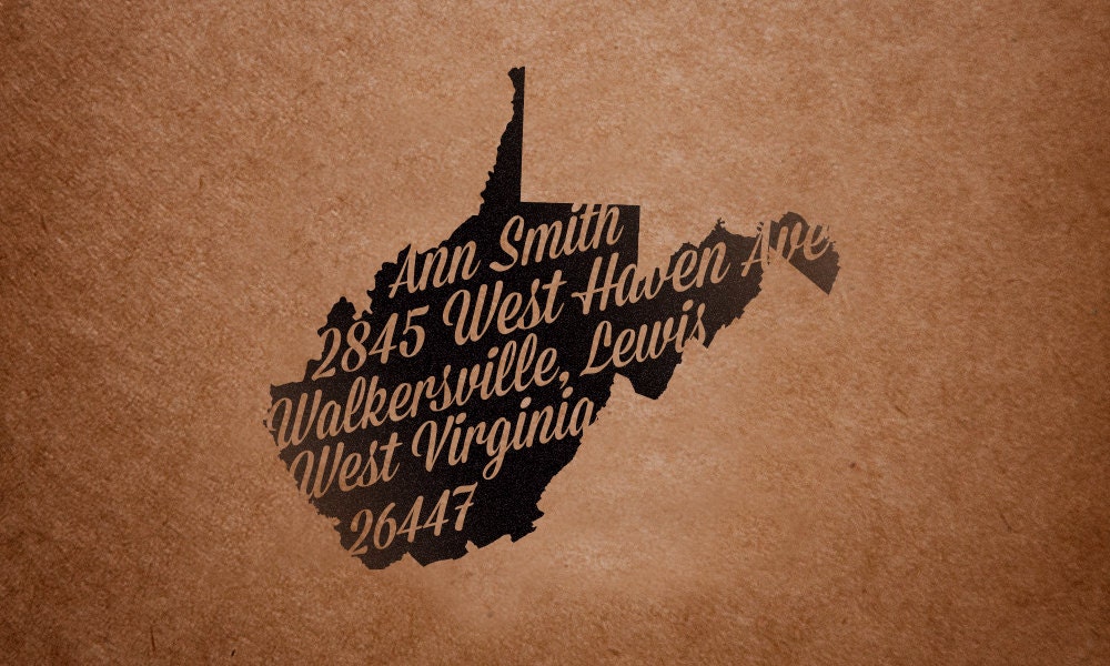 State Custom Return Address Stamp - Any State