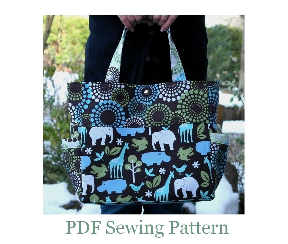 INSTANT DOWNLOAD Diaper Bag Pattern - PN408 Millie Nappy Bag Sewing Instructions
