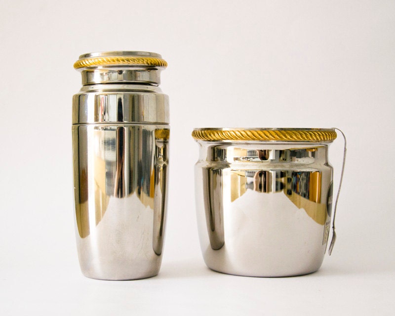 Vintage Rare Fantastic Cocktail set Alessi 1970