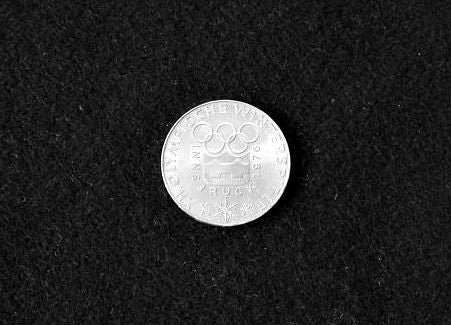 1976 100 Schilling Austrian Coin XII Winter Olympics Games Innsbruck