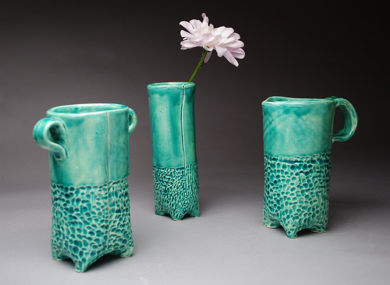 Sugar Creamer and Bud Vase Set