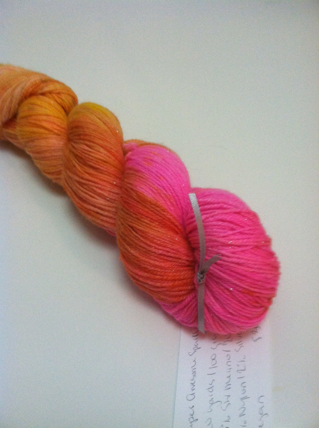 Super Awesome Sparkle Sock in the Megan Colorway 