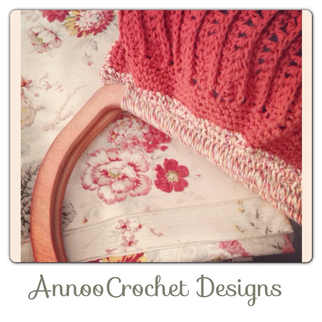 Rippled Ridges Handbag Pattern