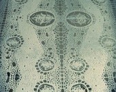A3 Handmade Screen Printed Fine Art- Mirrored Textured Lizard's Eye Animal Print