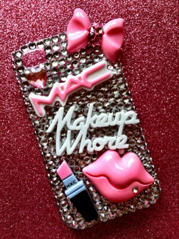 Girly & Cute Pink MAC Makeup Lover iPhone 4/4S Case