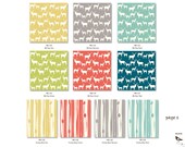 nursery bedding 2 piece set - organic elk