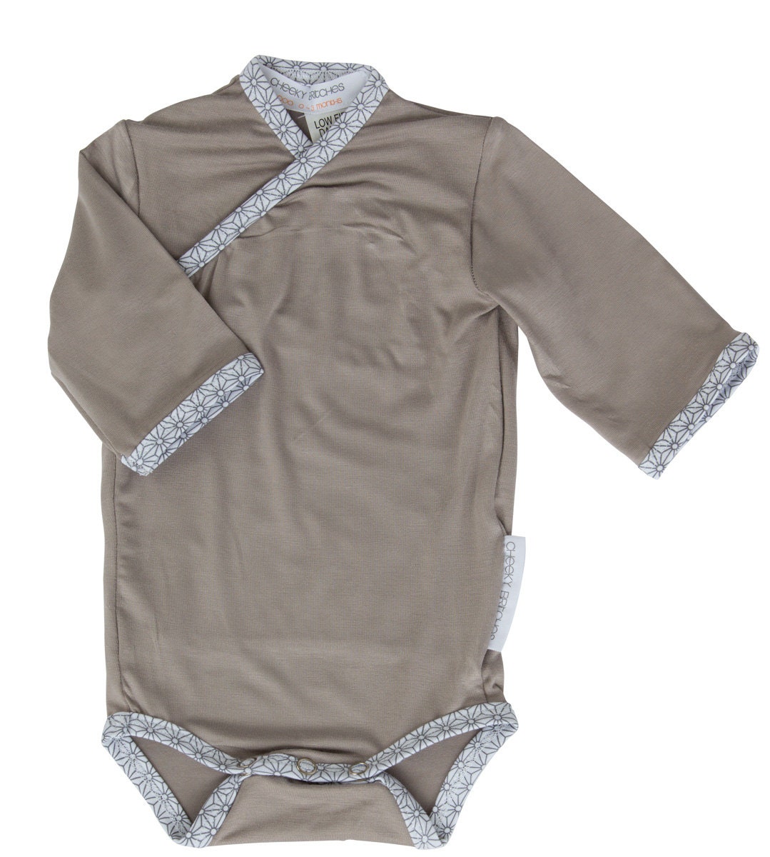 Japanese High Neck Kimono Long Sleeve Rompers