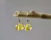 Amber Sterling Silver Earrings Dangle / Baltic Gold Amber Earrings / Silver & Amber Earrings / Natural Amber Eco Friendly Jewelry