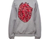Anatomical Heart Sweatshirt  - Sugar & Vice original design