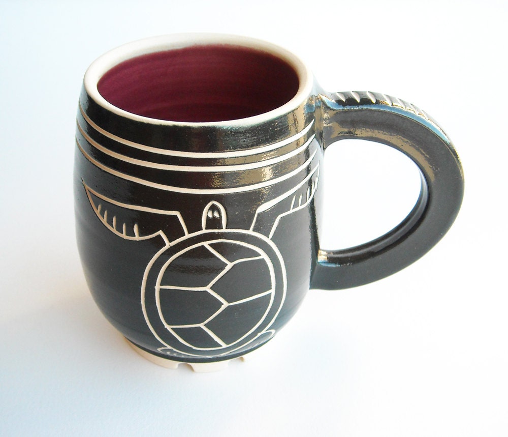Cup/Mug with Turtle Design