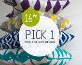 Pick 1 - 16x16 Decorative Pillow Cover - Throw Pillow Cover