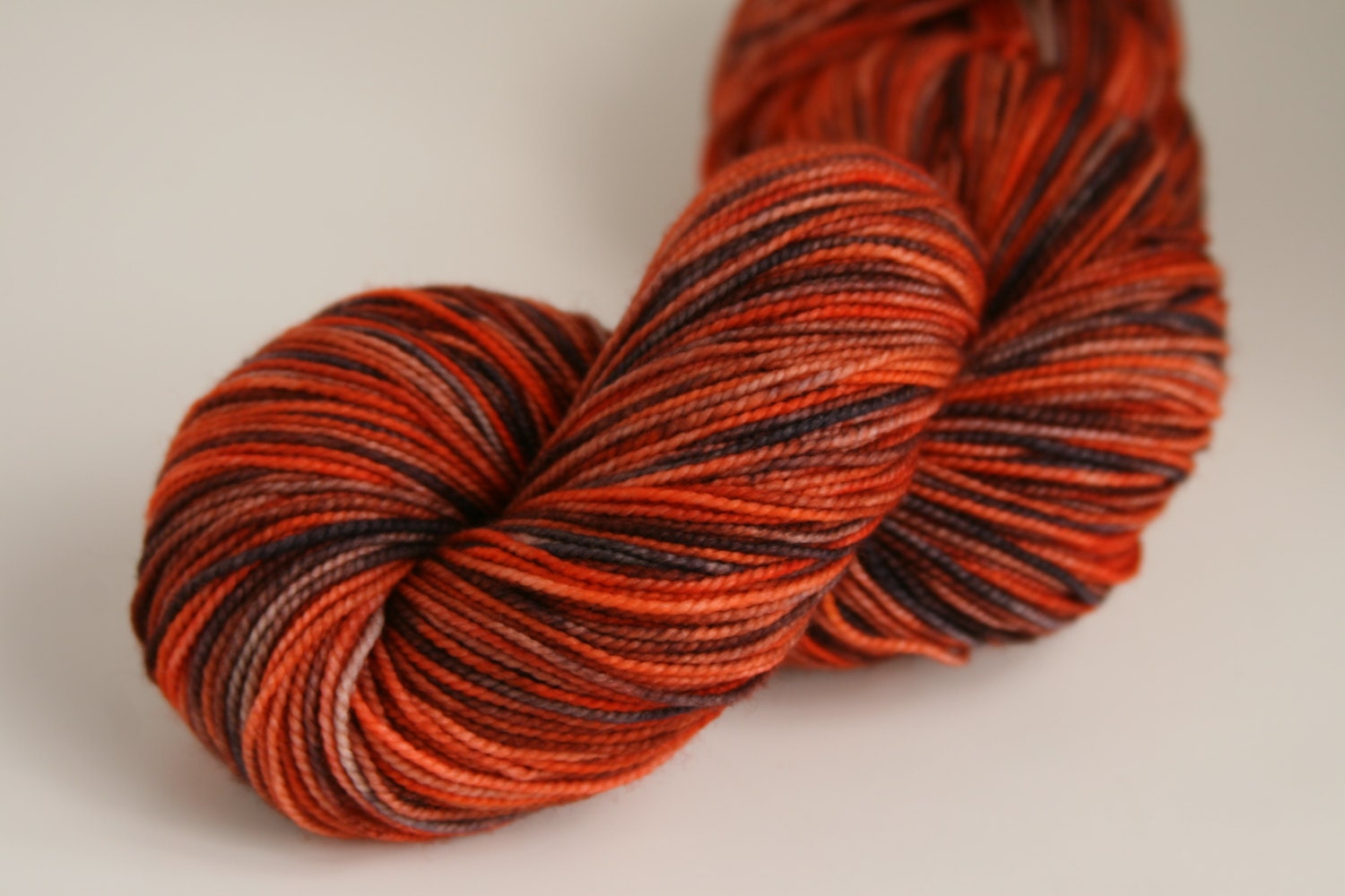 Handpainted 100% Superwash Merino Sock Yarn "Supernova" -- Granite Sock -- January Phat Fiber