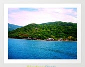 Island Ocean Photography - Labadee Haiti Shoreline Beach Caribbean Antilles Hispaniola Creole blue water clear skies 5x5 5x7 8x10 10x10