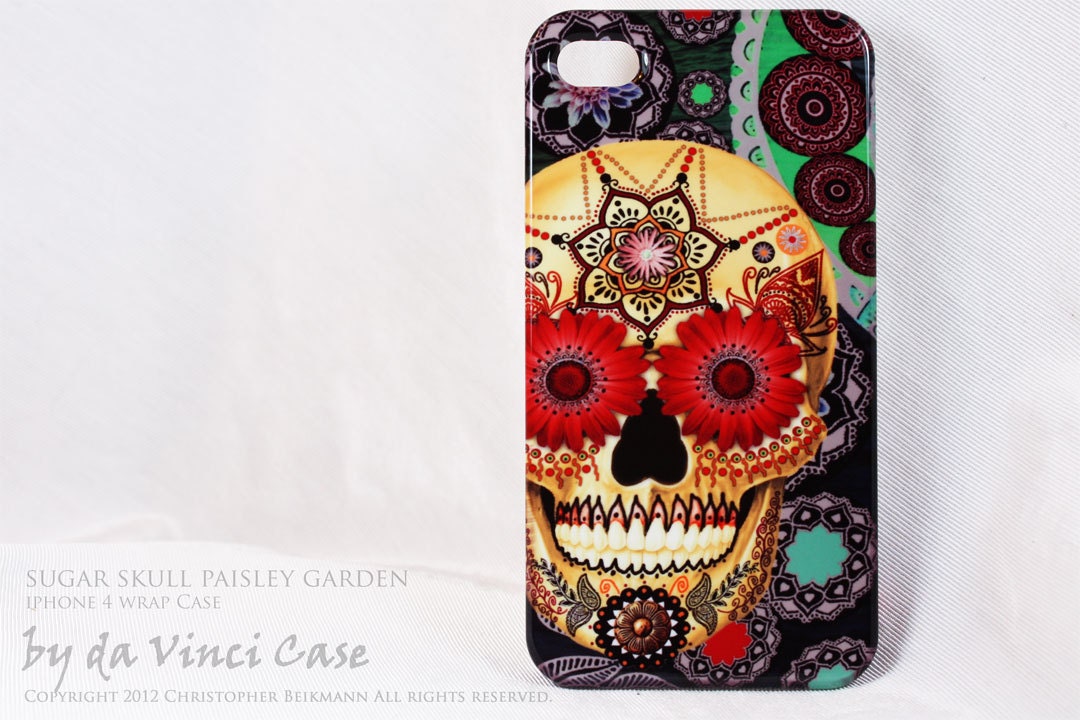 Skull Iphone 4 Cases Etsy
