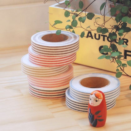 Adhesive Deco line stripe fabric tape by Dailylike