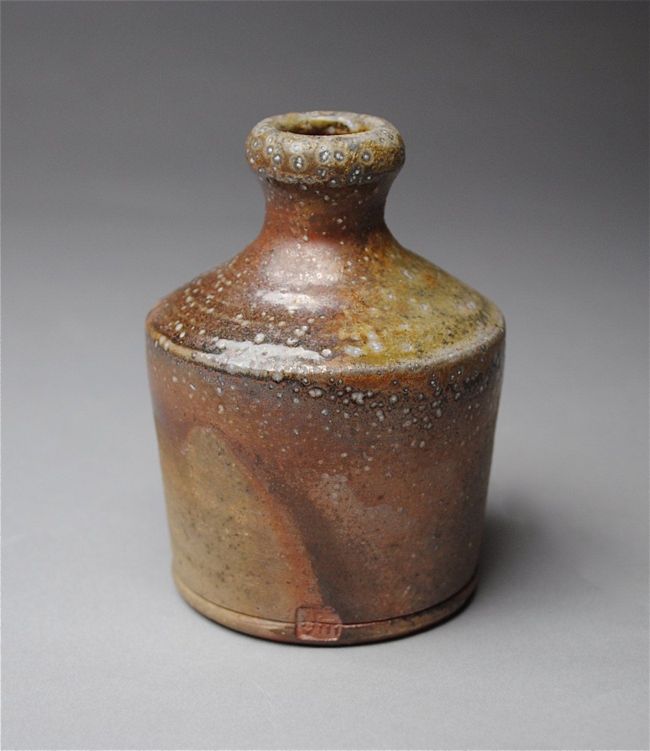 Wood Fired Clay Bottle