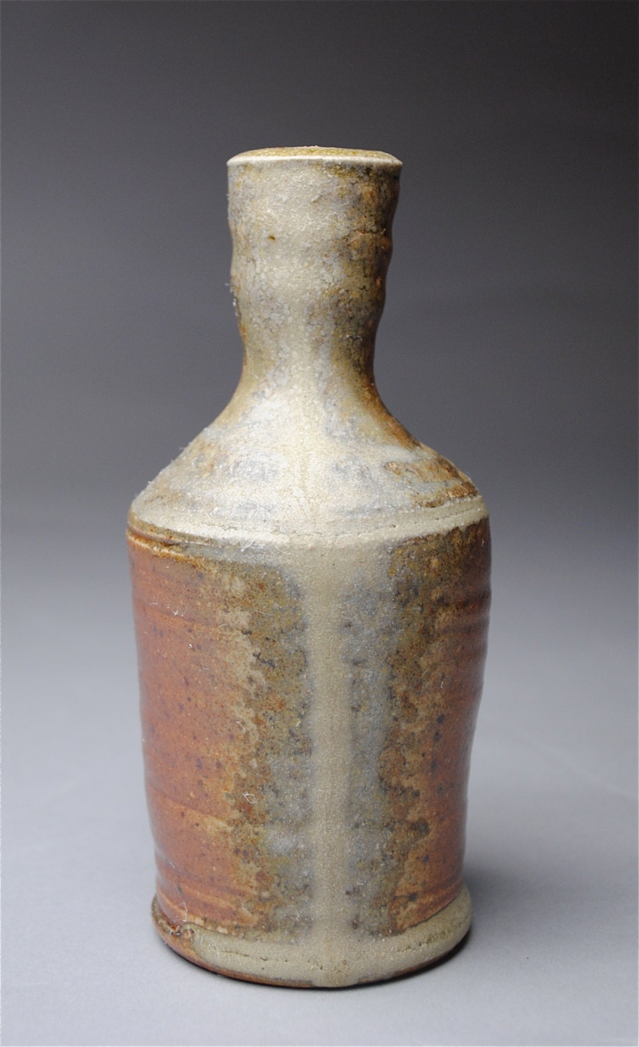 Handmade Clay Bottle Wood Fired