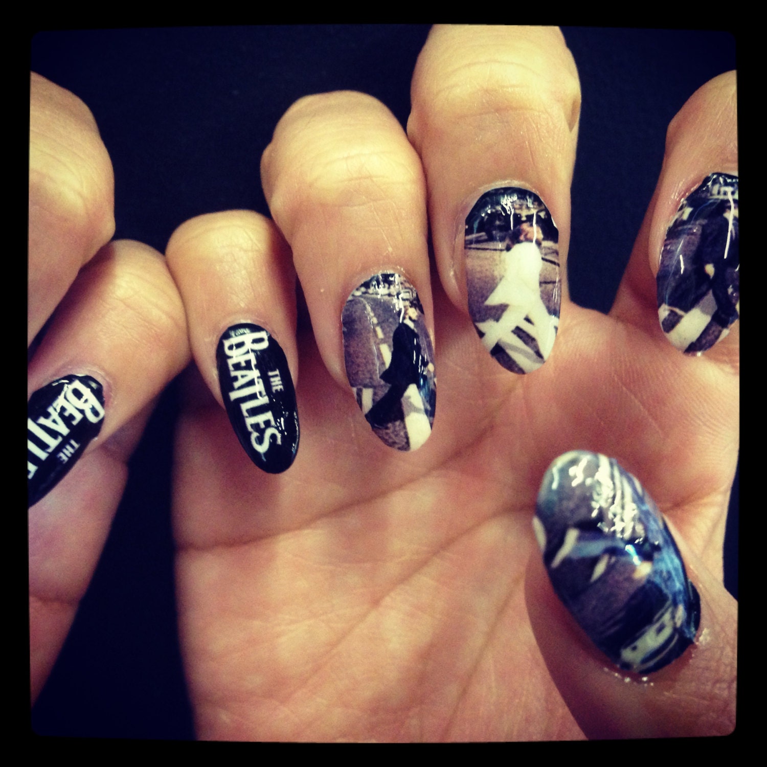 The BEATLES ABBEY ROAD nail decals